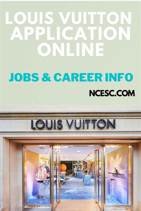 louis vuitton job opportunities.